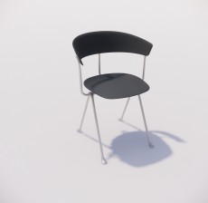 靠背椅_170_室内设计模型