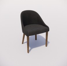 沙发椅_014_室内设计模型