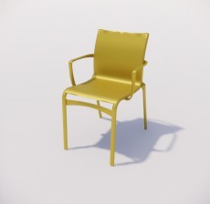扶手椅_003_室内设计模型