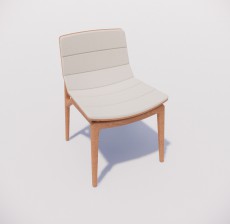 靠背椅_111_室内设计模型