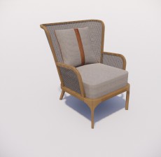沙发椅_024_室内设计模型