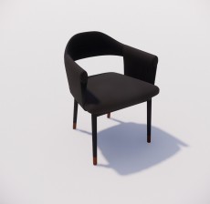 扶手椅_028_室内设计模型