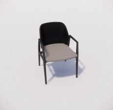 扶手椅_036_室内设计模型