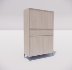 板式家具_024_室内设计模型