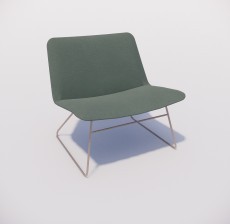 躺椅_007_室内设计模型