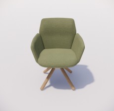 沙发椅_018_室内设计模型