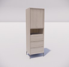 板式家具_018_室内设计模型