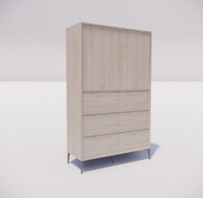 板式家具_023_室内设计模型