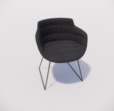 沙发椅_023_室内设计模型