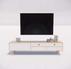电视柜_004_室内设计模型