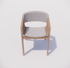 扶手椅_035_室内设计模型