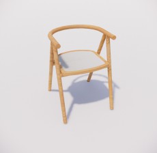 扶手椅_021_室内设计模型