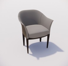 沙发椅_010_室内设计模型