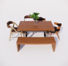 餐桌_005_室内设计模型