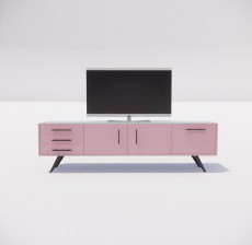 电视柜_018_室内设计模型