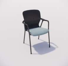 扶手椅_030_室内设计模型