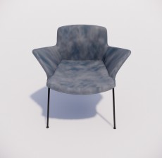 扶手椅_002_室内设计模型