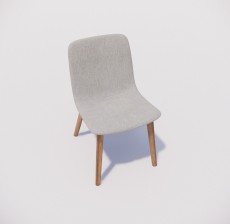 靠背椅_200_室内设计模型