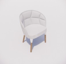 沙发椅_022_室内设计模型