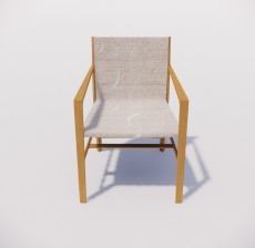 扶手椅_004_室内设计模型