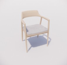 扶手椅_029_室内设计模型