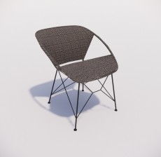 躺椅_013_室内设计模型