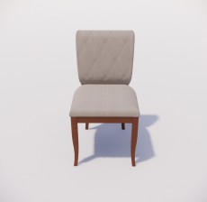 靠背椅_101_室内设计模型