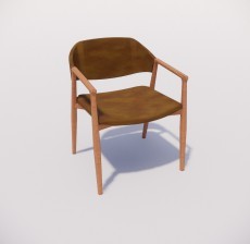 扶手椅_020_室内设计模型
