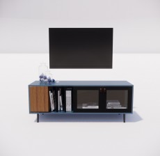 电视柜_002_室内设计模型