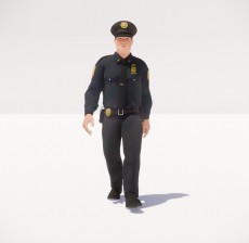 警察_064_室内设计模型